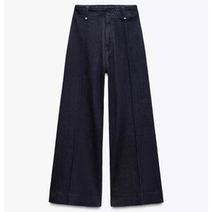 Zara ZW COLLECTION HIGH WAIST WIDE LEG JEANS